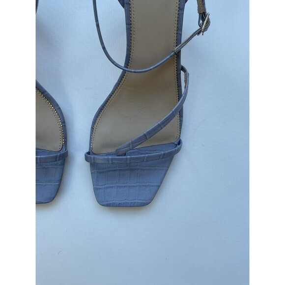 Marciano By Guess Women’s Croco Leather Sandals In Lilac Size 10 - Picture 3 of 7